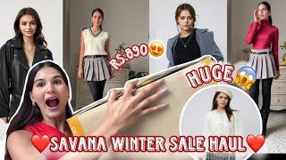 Huge Savana Winter Sale Haul||Starting at Rs.890,Try On Haul|| Swati Rathi #winterfashion #sale