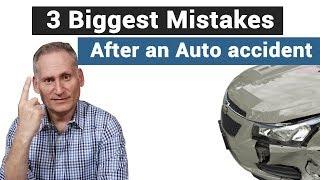 The biggest mistakes people make after a car accident