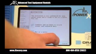 How to use Dranetz PX5 Power Quality Analyzer