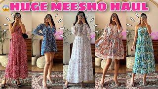 Trendy MEESHO Dresses Haul!Starting at Rs.248 | Try On Haul | Rupal Yadav #meesho