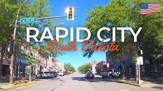 Tour around RAPID CITY, South Dakota | United States [4K] - 2nd most populous city in SD