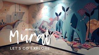 How I Painted a Mural | Paint Process Timelapse