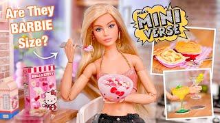 Make It Mini Food! Is It Barbie Doll Size? MGA’s Miniverse Food, Drinks, & More