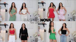 HUGE FASHIONNOVA TRY ON HAUL @FashionNova | emandloz