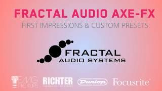 AXE FX Standard - Tones Test!