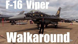 F-16 Viper Walkaround Maj Garret Schmitz