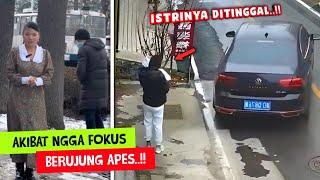 Istrinya Ditinggal Di Jalan..!! Kumpulan Kejadian Kocak Akibat Kurang Fokus #4