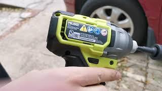 Quick Lug Nut Test: Ryobi Impact Driver One+ P238VN vs One+ HP PBLID02