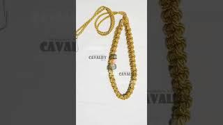 Maylasia Police Gold Lanyards Manufacturer | Info@cavalrysktco.com