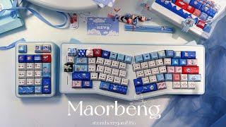 Typing ASMR | kittenalice cat aluminum mechanical keyboard | the cutest Kitty rabbit maorbeng Keycap