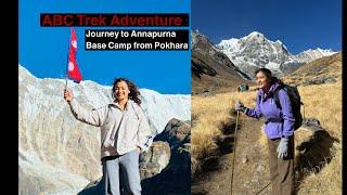 ABC Trek Adventure: Journey to the Annapurna Base Camp from Pokhara #IshtuKarkee #Vlog #ABC