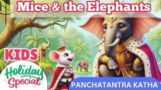 Mice and the elephants | Panchatantra stories | moral story for kids | bedtime stories for kids #ai