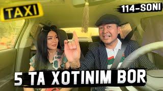 Taksida prank 114-Soni Opani ko’zi qonga to’lib qoptiku️‍