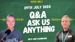 (AUDIO) 29th July Q&A: Blood Tests, CoQ10, Workouts and More