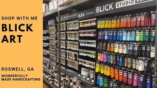 Shop With Me & Haul || Blick Art Materials || Roswell, GA