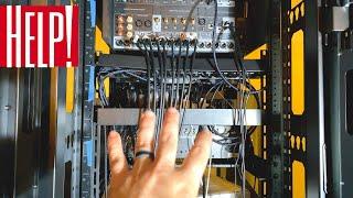 AV Rack Cable Management |How to Home Theater/ Building The BATCAVE Ep.7