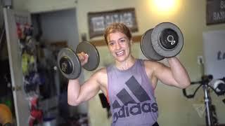 Helen Maroulis Training in the Garage