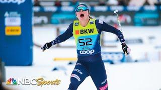 Jessie Diggins escapes with Tour de Ski individual sprint title | NBC Sports