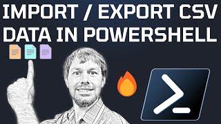PowerShell Tutorial: Import & Export CSV Data ⌨️  DevOps | Automation | Developer