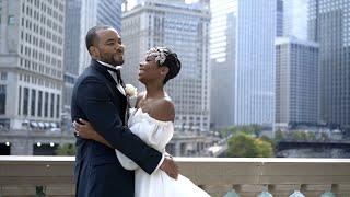 This STUNNING couple will make your jaw DROP!! 🫢🫢 Elegant Microwedding in Chicago | Ariel & Quovadis