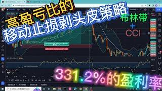 高盈亏比的移动止损剥头皮策略 布林带+CCI 331.2%的盈利率