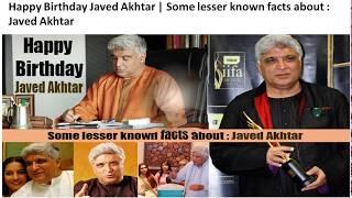 Happy Birthday Javed Akhtar Some lesser known facts about Javed Akhtar