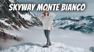 L'incredibile SKYWAY MONTE BIANCO  a 3466 metri sopra le NUVOLE