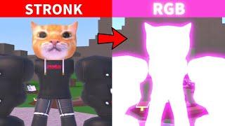 How To Be RGB Stronk In Roblox Wacky Wizards