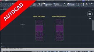 2D Dynamic Section-View parametric - Autocad 2023 Training - 2D Basics