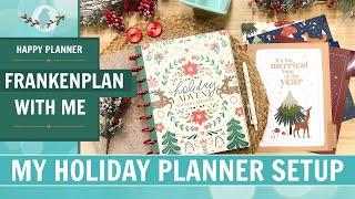 Holiday Planner Setup | Woodland Seasons Christmas | Frankenplanning My Happy Planner