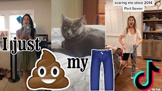 Try not to laugh   I just pooped my pants  Tik tok scares