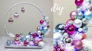 МК КРАСИВЫЙ НОВОГОДНИЙ ДЕКОР своими рукамиДЕКОР С ПОДСВЕТКОЙ  DIY CHRISTMAS DECOR