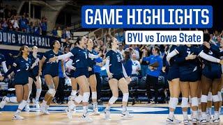 BYU Women's Volleyball vs Iowa State | Full Game Highlights (October 20, 2023)