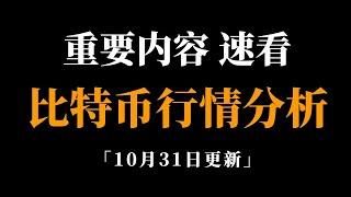 比特币下一个买点，重点关注。比特币行情分析。