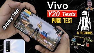 Vivo Y20 Pubg Test  | Gaming Review | Battery Test | Gyroscope Availabile ?