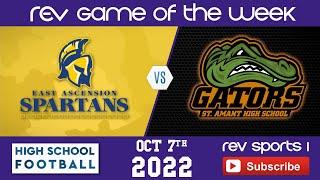 REV TV GAME OF THE WEEK East Ascension Vs St. Amant