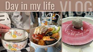 VLOG: Pottery, Puerto Rican food, and exploring! | Day in my Life