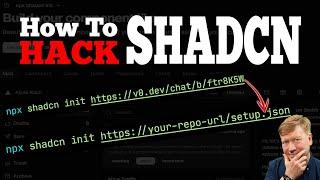 I HACKED ShadCN to Create Insane React Templates and Installers