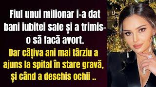 Fiul unui milionar i-a dat bani iubitei să facă avort și a părăsit-o. Dar mulți ani mai târziu...