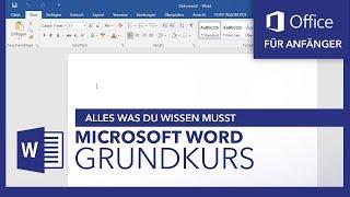 Microsoft Word (Grundkurs) Für Anfänger: Alles was du wissen musst | Microsoft Office Tutorial Serie