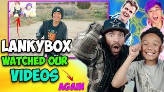 Lankybox REACTS To Us TWICE?! (Crazy Video!)