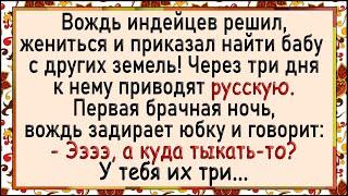 Как к вождю привели русскую бабу! Сборник свежих анекдотов! Юмор!