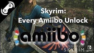 Skyrim on Switch: Every Amiibo Unlock!