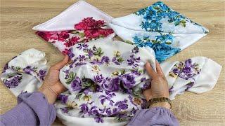3 Super Recycling Ideas You've Never Seen With Unused Old Torn Scarves