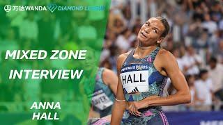 Anna Hall "It honestly feels surreal" - Wanda Diamond League