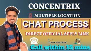 CHAT PROCESS | Concentrix Hiring Process 2022 | Anyone can apply | Freshers  Recruitment 2022 | JVR