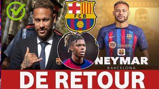  OFFICIEL :  NEYMAR DE RETOUR À BARCELONE, LA VÉRITÉ ÉCLATE? NICO WILLIAMS AU BARÇA 