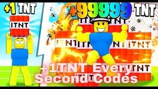 +1 TNT Every Second Codes – Roblox – 1000 Wins, March 2023 (Updated)