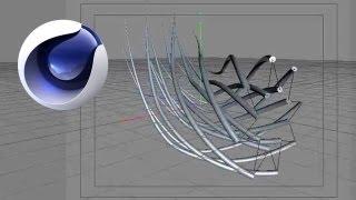 Cinema 4D: Draw Tracer Tails Trailing Objects