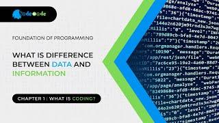 How to Understand Difference Between Data and Information II Codemode